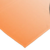 Art Deco Orange Scales Design Tableclout Tischdecke (Schrägansicht)