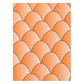 Art Deco Orange Scales Design Tableclout Tischdecke (Vorderseite)