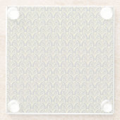 Art Deco: Oriental Luxury Muster. Glasuntersetzer (Rückseite)