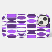 Art Deco-Ovale iPhone Hülle (Rückseite (Horizontal))
