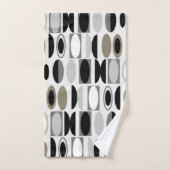 Art Deco Ovals Badhandtuch Set (Handtuch)
