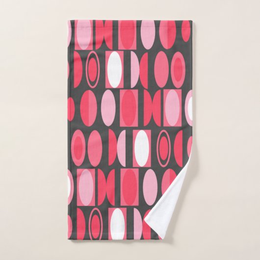 Art Deco Ovals Badhandtuch Set (Handtuch)