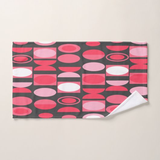 Art Deco Ovals Badhandtuch Set (Handtuch)