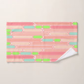 Art Deco Ovals Badhandtuch Set (Handtuch)