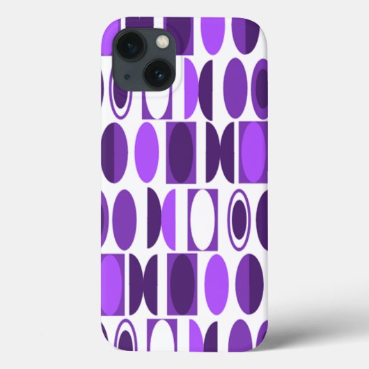 Art Deco Ovals Case-Mate iPhone Hülle (Rückseite)