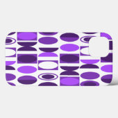 Art Deco Ovals Case-Mate iPhone Hülle (Rückseite (Horizontal))