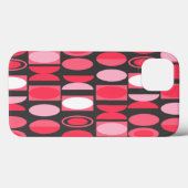Art Deco Ovals Case-Mate iPhone Hülle (Rückseite (Horizontal))