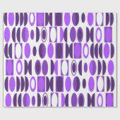 Art Deco Ovals Geschenkpapier (Flach)