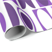 Art Deco Ovals Geschenkpapier (Rolleneckpunkt)