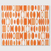 Art Deco Ovals Geschenkpapier (Flach)