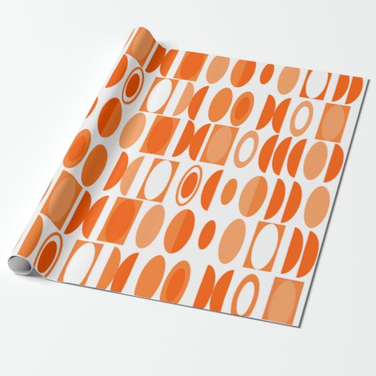 Art Deco Ovals Geschenkpapier (Ungerollt)