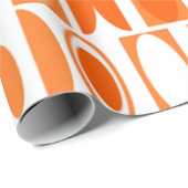 Art Deco Ovals Geschenkpapier (Rolleneckpunkt)