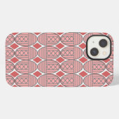 Art Deco Ovals iPhone Hülle (Rückseite (Horizontal))