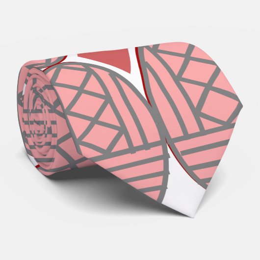 Art Deco Ovals Krawatte (Gerollt)