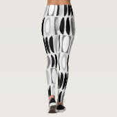 Art Deco Ovals Leggings (Rückseite)