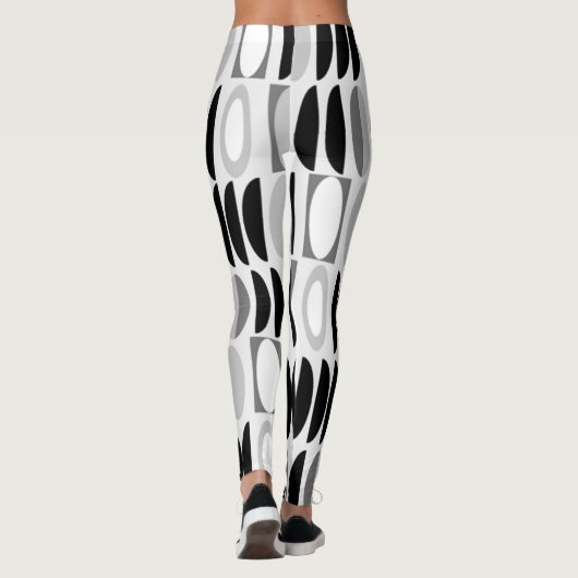Art Deco Ovals Leggings (Rückseite)