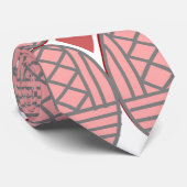 Art Deco Ovals Neck Tie Krawatte (Gerollt)