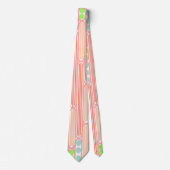 Art Deco Ovals Neck Tie Krawatte (Vorderseite)