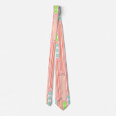 Art Deco Ovals Neck Tie Krawatte (Rückseite)