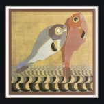 Art Deco Pair of Fish Poster<br><div class="desc">Vintage Art Deco depiction of two fish.</div>