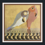 Art Deco Pair of Fish Poster<br><div class="desc">Vintage Art Deco depiction of two fish.</div>