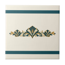Art Deco Palmette Fries in Sonderfarbe
