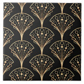 Art Deco Palmette Muster, Fliese (Vorderseite)