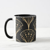 Art Deco Palmette Muster Tasse (Links)