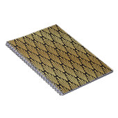 Art Deco Palms: Schwarzes Gold. Notizblock (Rechte Seite)