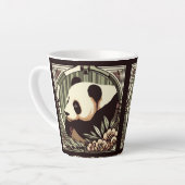 Art Deco Panda Bär 12oz Tasse (Linke Ecke)