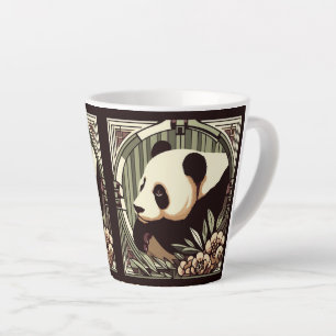 Art Deco Panda Bär 12oz Tasse