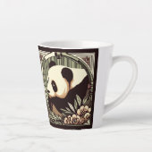 Art Deco Panda Bear 12oz Tasse (Rechts)