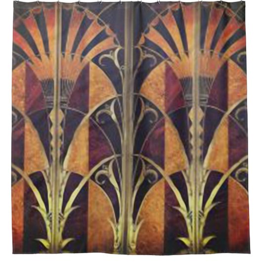 ART DECO PANELS DUSCHVORHANG (Vorderseite)