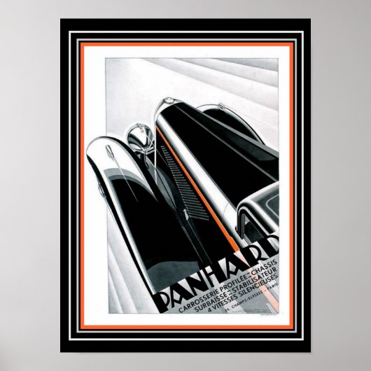 Art Deco Panhard Ad- Alex Kow (1932) Poster (Vorne)