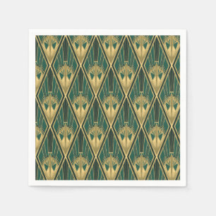 Art Deco Paper Napkins Serviette