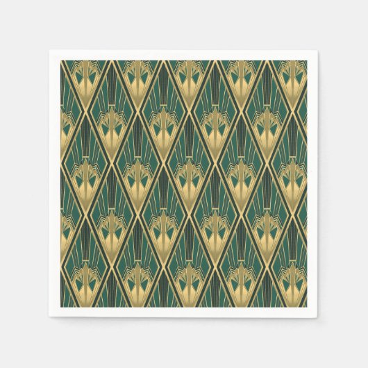 Art Deco Paper Napkins Serviette (Vorderseite)