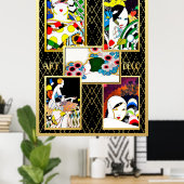 Art Deco Para Todos Ladys. Poster (Heimbüro)