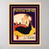 Art Deco Parfums Djemil 12 x 16 Poster (Vorne)