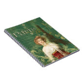 Art Deco Paris Frauen mit Bläschen Eiffelturm Notizblock (Rechte Seite)