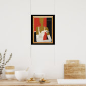 Art Deco Paris Mode Print Ca. 1931 Poster (Küche)