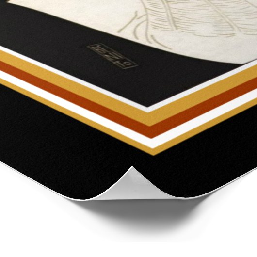 Art Deco Paris Mode Print Ca. 1931 Poster (Ecke)