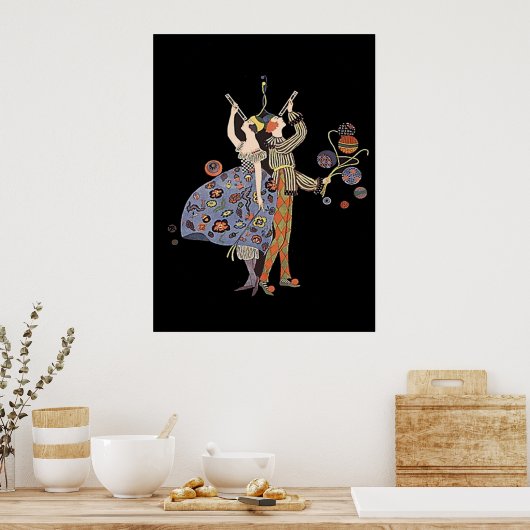 Art Deco Party Poster (Küche)