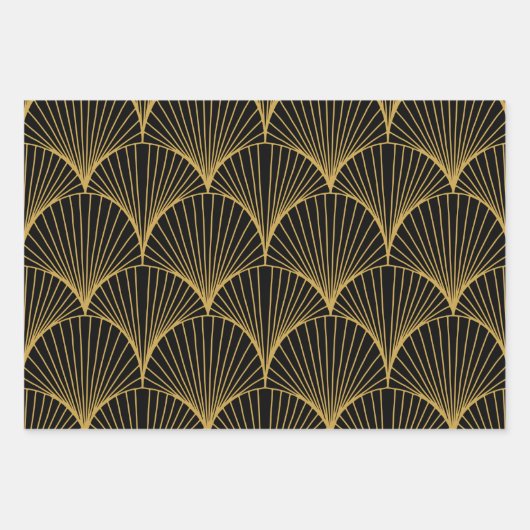 Art Deco Pattern Set Geschenkpapier Set (Vorderseite 2)