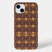 Art Deco pattern with fan-shaped motifs  Case-Mate iPhone Hülle (Rückseite)