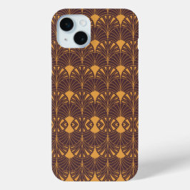 Art Deco pattern with fan-shaped motifs  Case-Mate iPhone Hülle