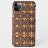 Art Deco pattern with fan-shaped motifs  iPhone Hülle (Rückseite)