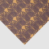 Art Deco pattern with fan-shaped motifs  Seidenpapier (Ausschnitt)