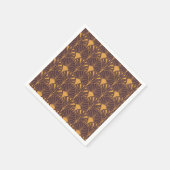 Art Deco pattern with fan-shaped motifs  Serviette (Ecke)