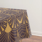 Art Deco pattern with fan-shaped motifs  Tischdecke (Beispiel)