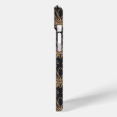 Art Deco pattern with gold floral motifs  Case-Mate iPhone Hülle (Rückseite / Links)